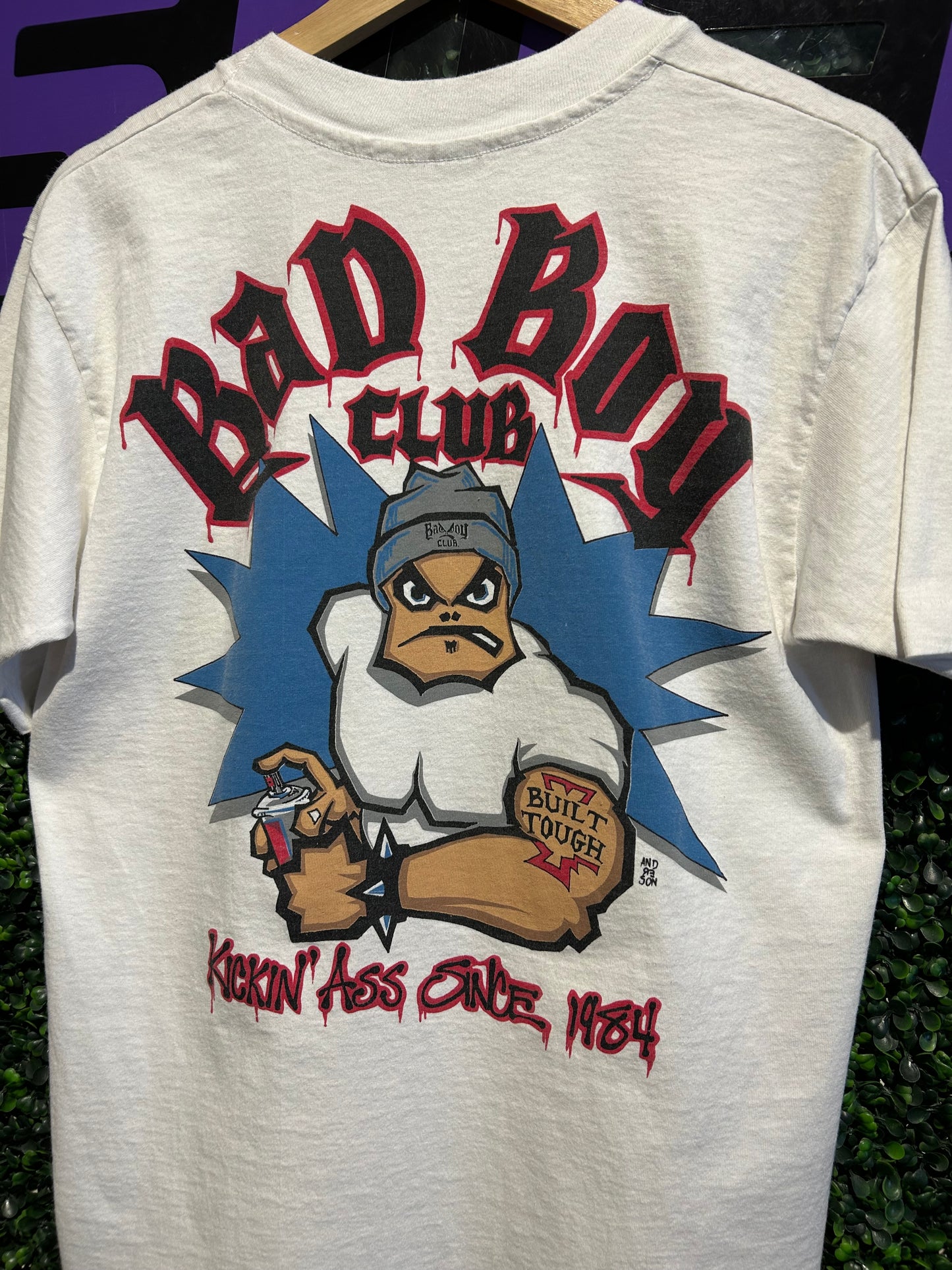 90s Bad Boy Club T-Shirt. Size Medium
