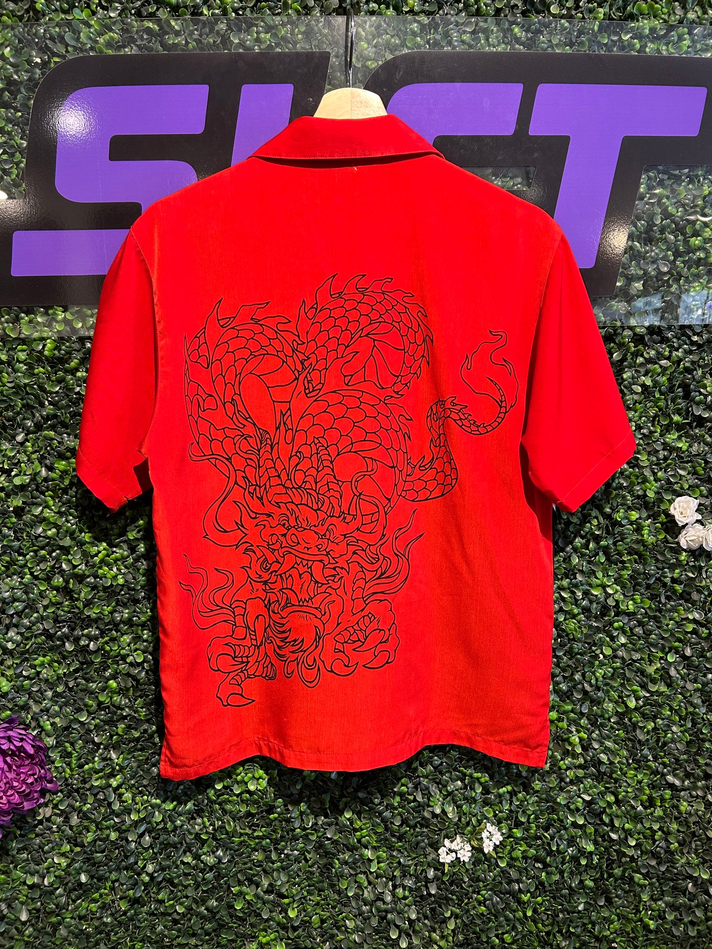 Vintage JNCO Dragon Button-Up Shirt. Size S/M