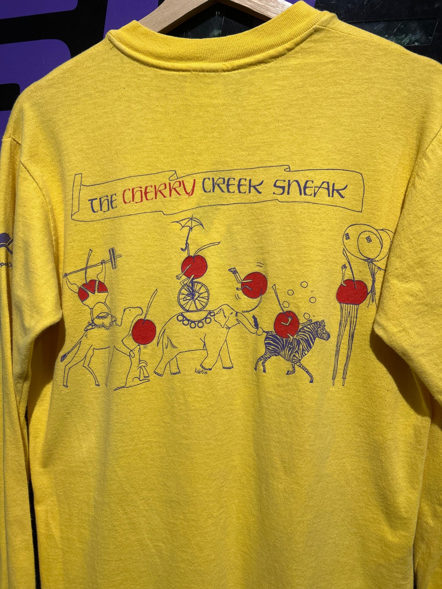 80s Cherry Creek Sneak LS Shirt. Size Medium
