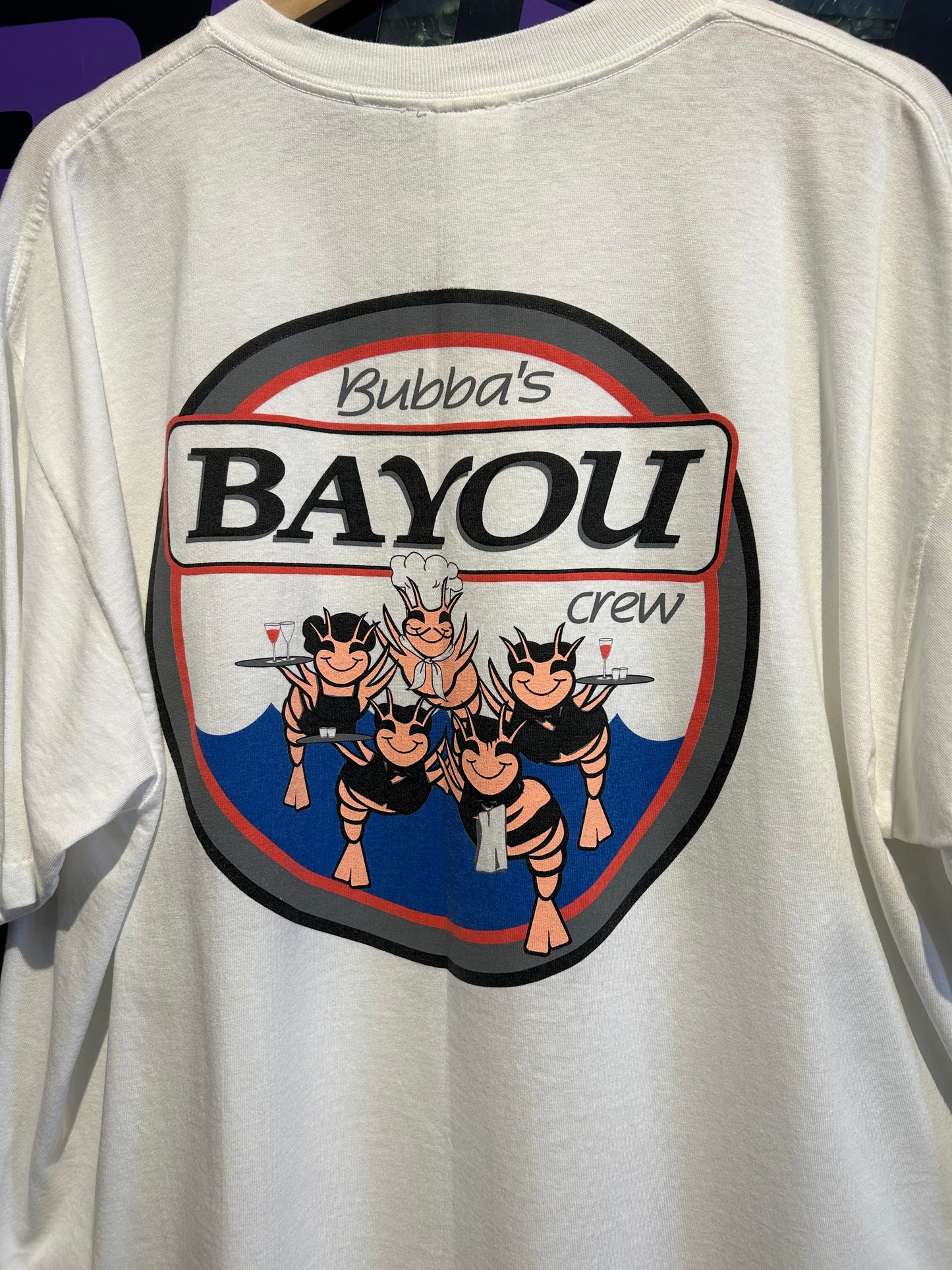 90s Bubba Gump Shrimp Bayou T-Shirt. Size XXL