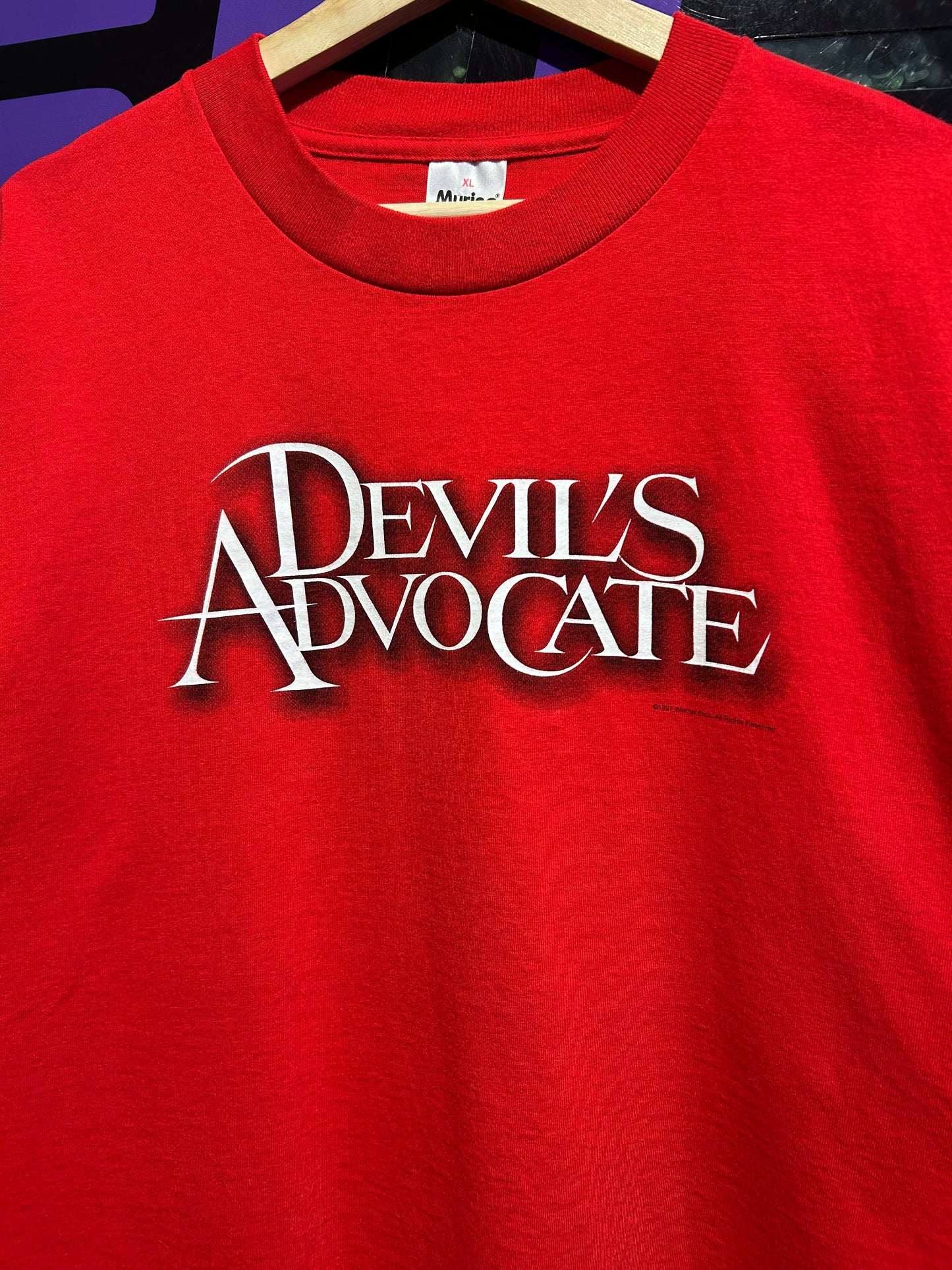 1997 Devil’s Advocate Movie-Promo T-Shirt. Size XL