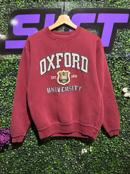 00s Oxford University Crewneck. Size Small