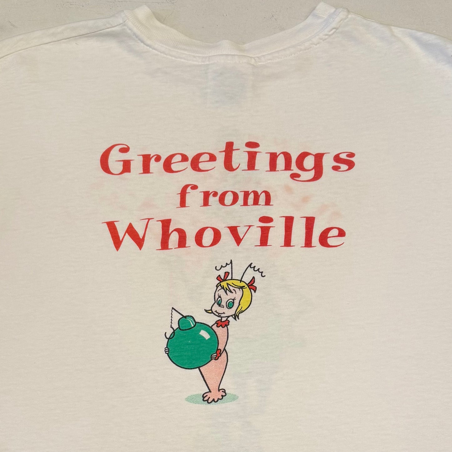 Vintage Grinch Welcome To Whoville T-Shirt Size XL