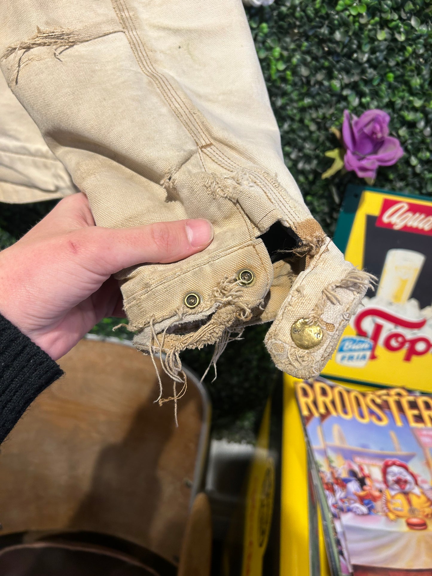 Carhartt Blanket-Lined Zip-Up Detroit Jacket. Size M/L