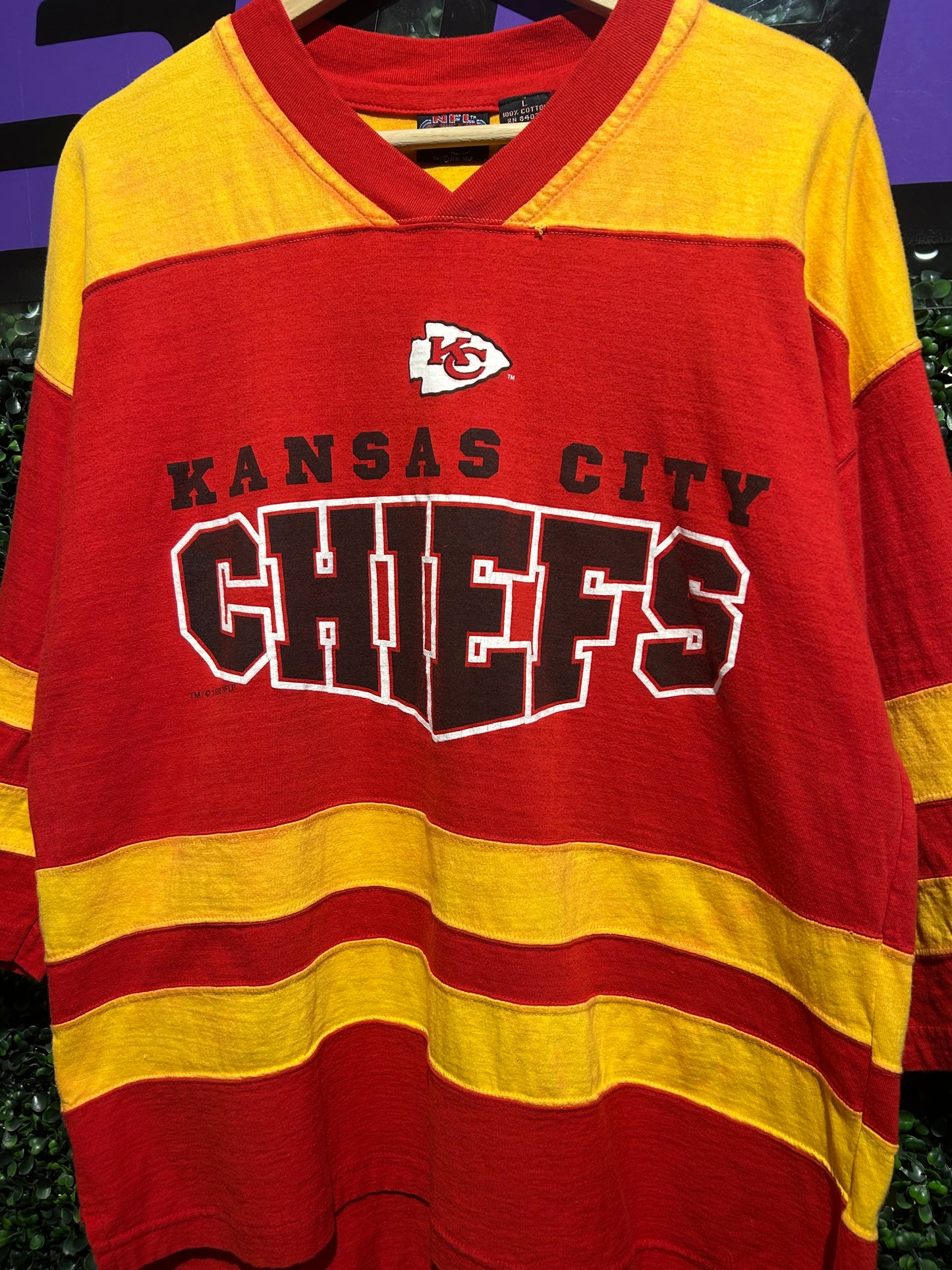 1996 Kansas City Chiefs Jersey Shirt. Size Large