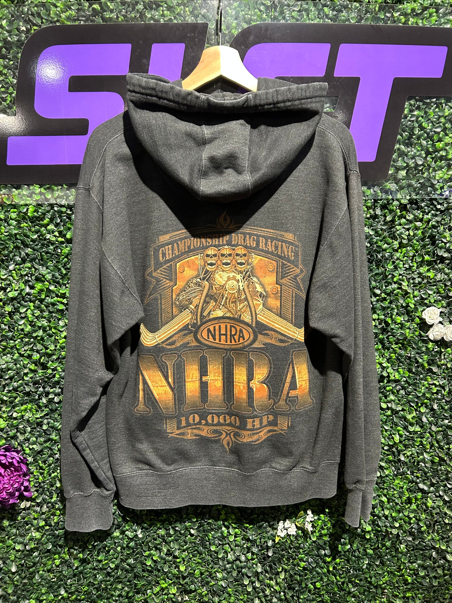 00s NHRA Drag Racing Hoodie. Size M/L