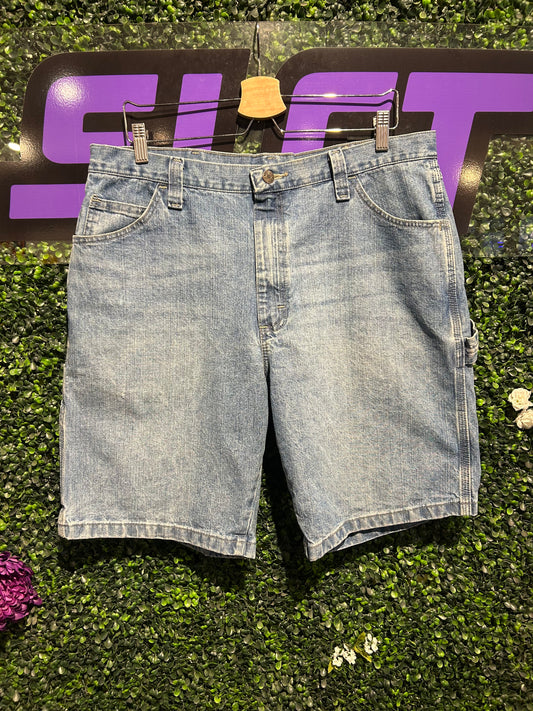Vintage Wrangler Denim Carpenter Shorts. 36” Waist