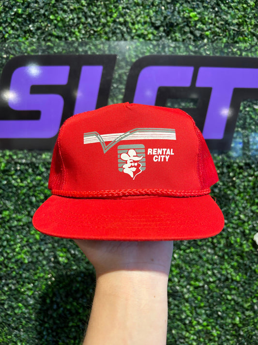 Vintage Rental City Trucker Hat