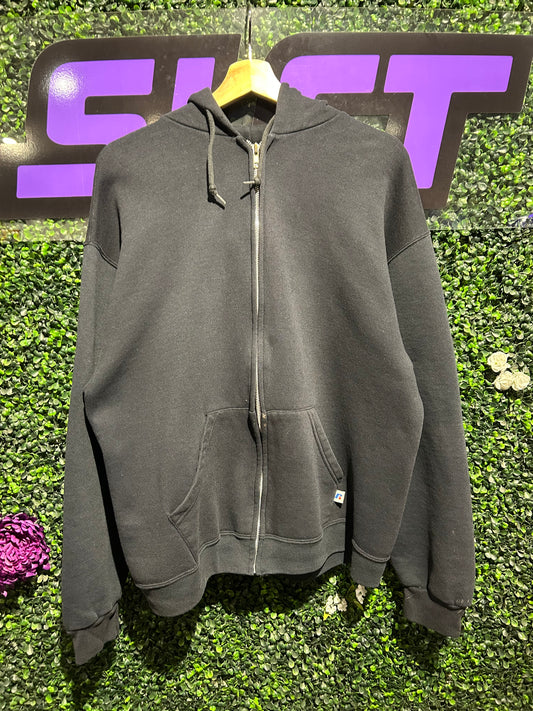 00s Russell Zip-Up Hoodie. Size Large