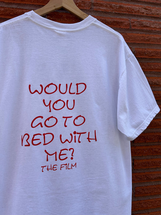 Vintage Would You Go To Bed With Me? T-Shirt. Size Large