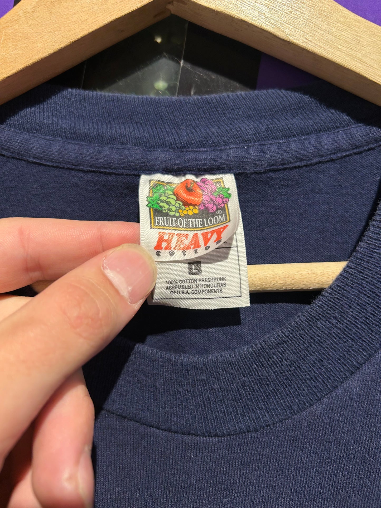 1998 Denver Broncos John Elway T-Shirt. Size Large