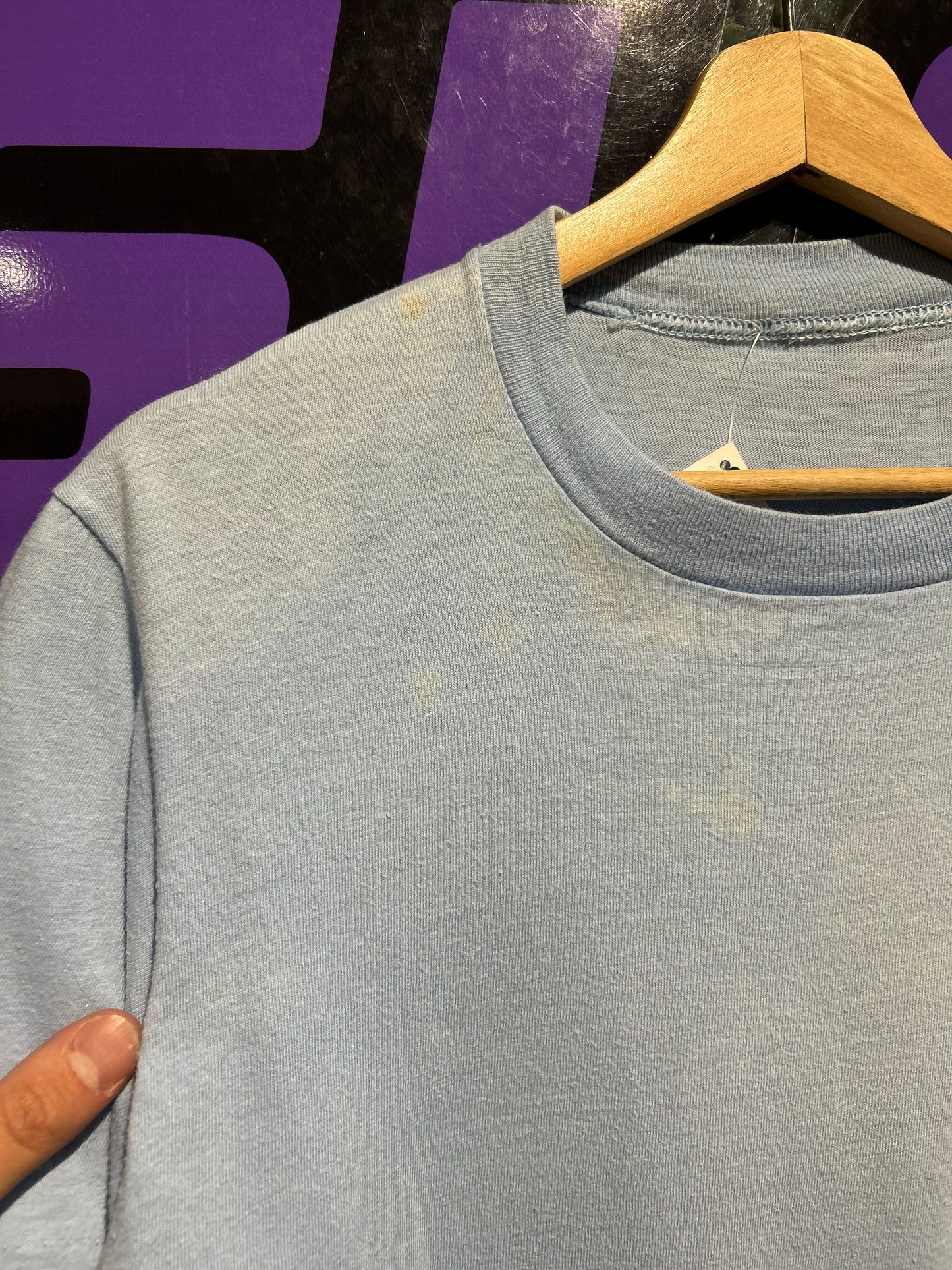 80s Firefighter Aerial High Pocket T-Shirt. Size M/L