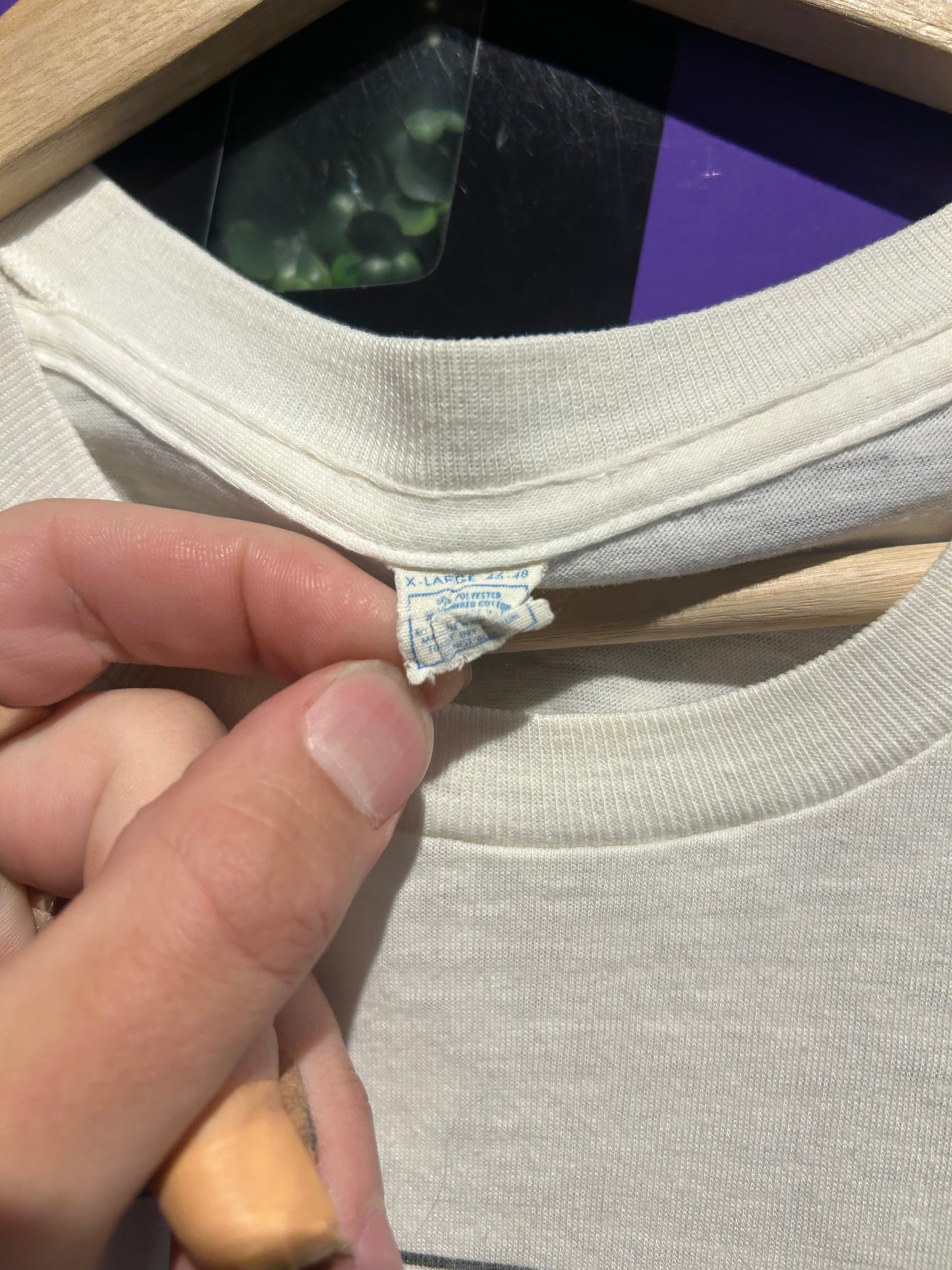 1980 Lake Placid Olympic Winter Games T-Shirt. Size Medium