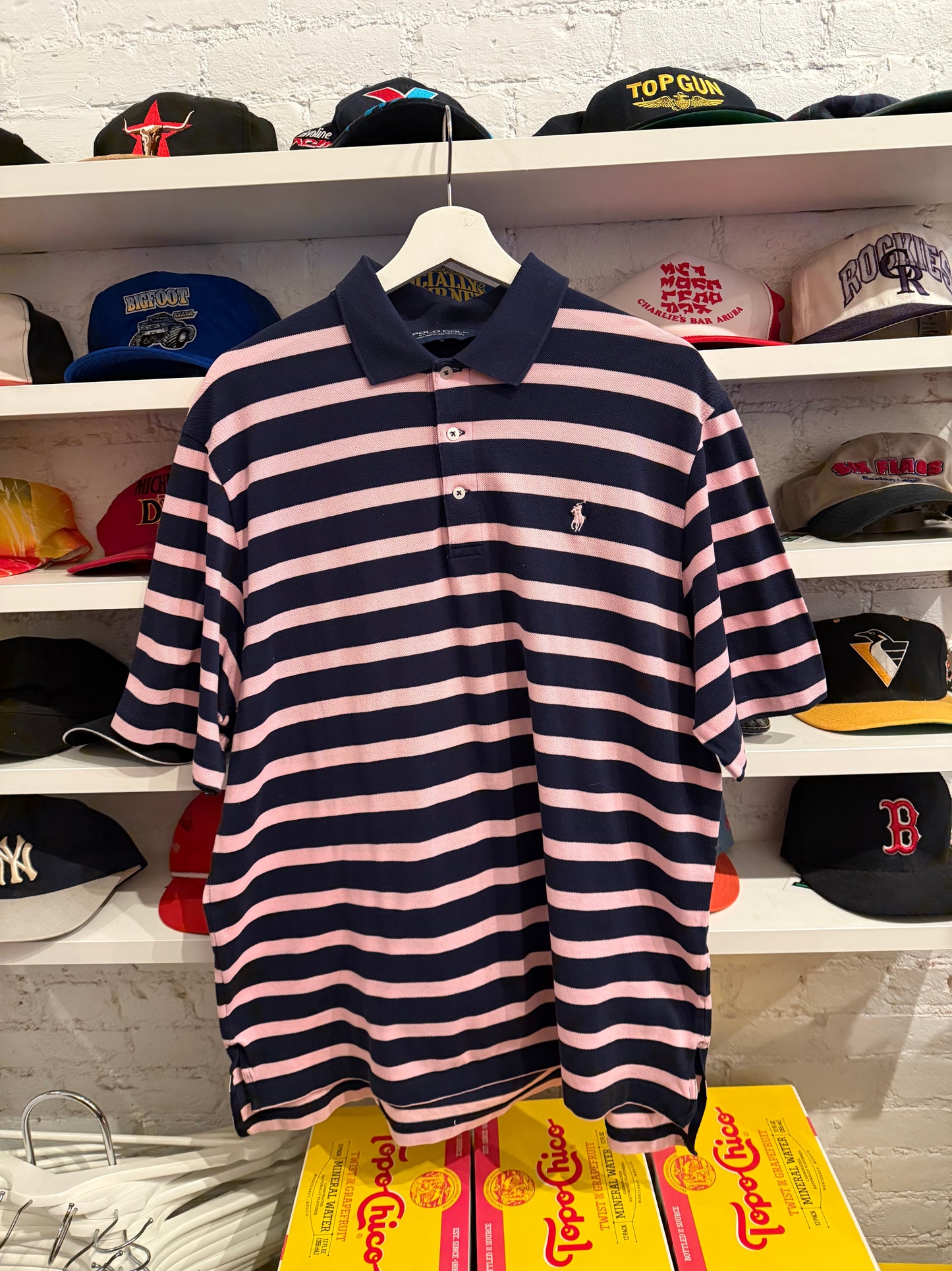 Polo Ralph Lauren Striped Polo Size Large