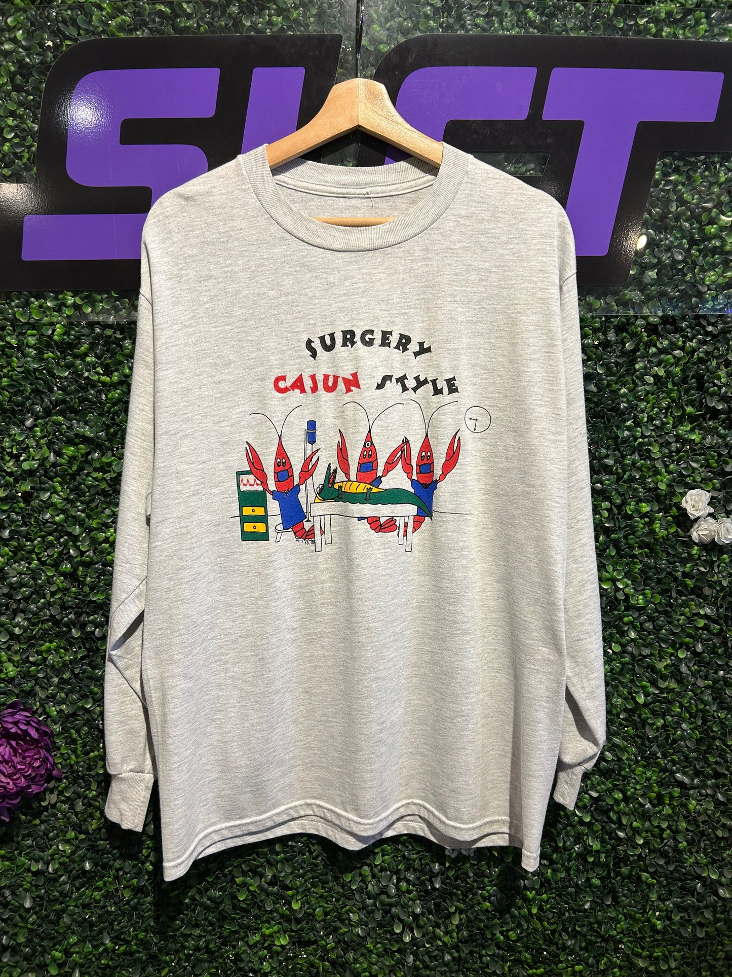 Vintage Surgery Cajun Style LS Shirt. Size Large