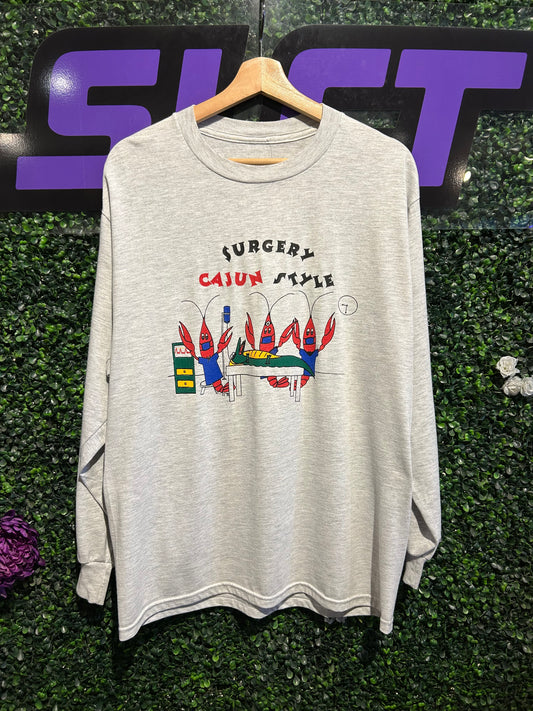 Vintage Surgery Cajun Style LS Shirt. Size Large
