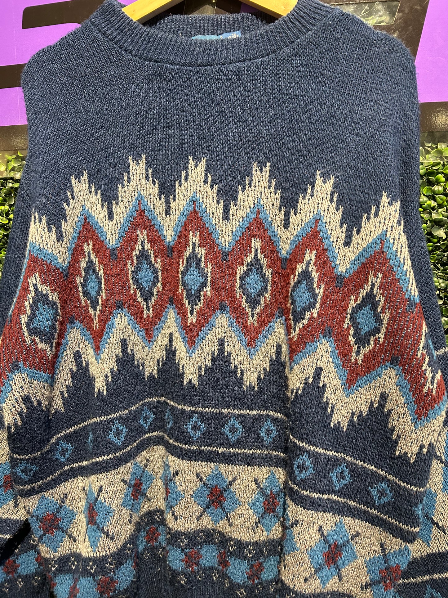 90s Towncraft Knit Sweater. Size XL