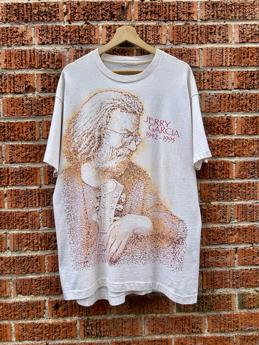 1995 Jerry Garcia Memorial Art T-Shirt. Size XL