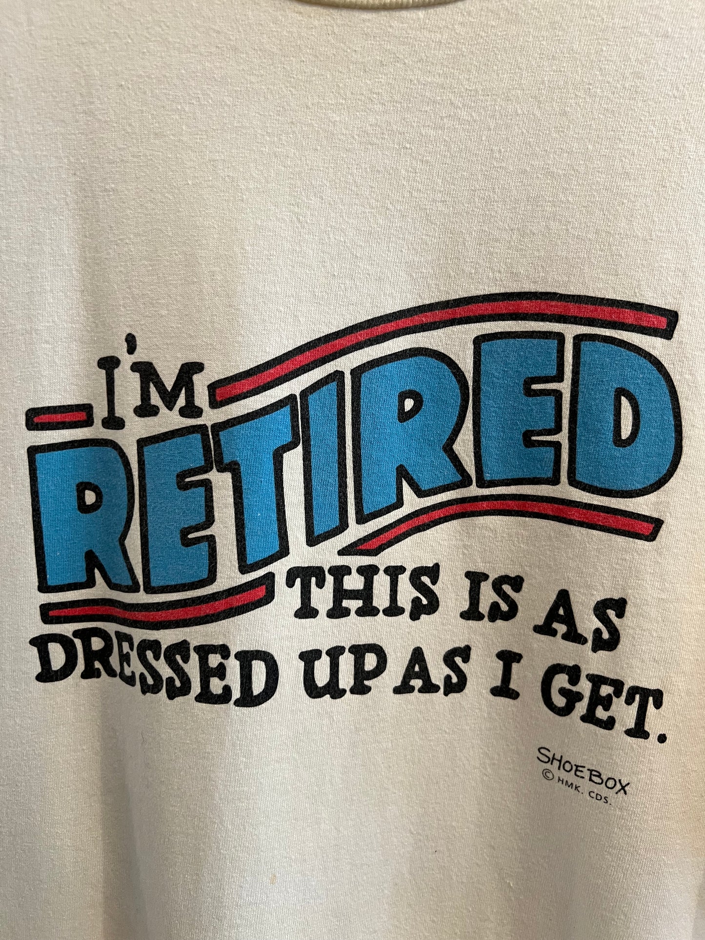 Vintage I’m Retired T-shirt size L