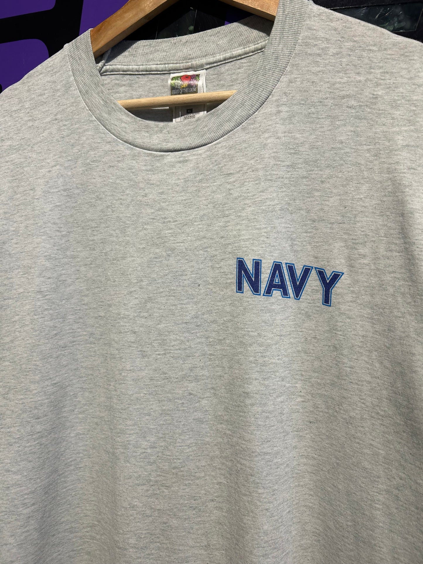90s Navy T-Shirt. Size XL