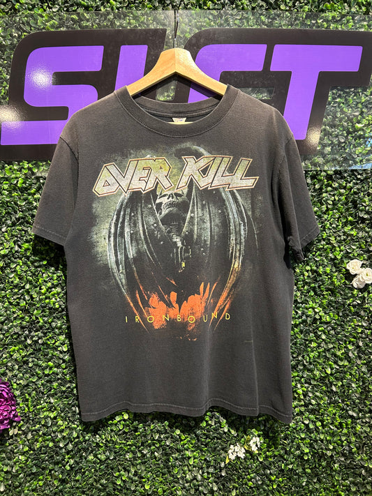 2010 Overkill Ironbound T-Shirt. Size Medium