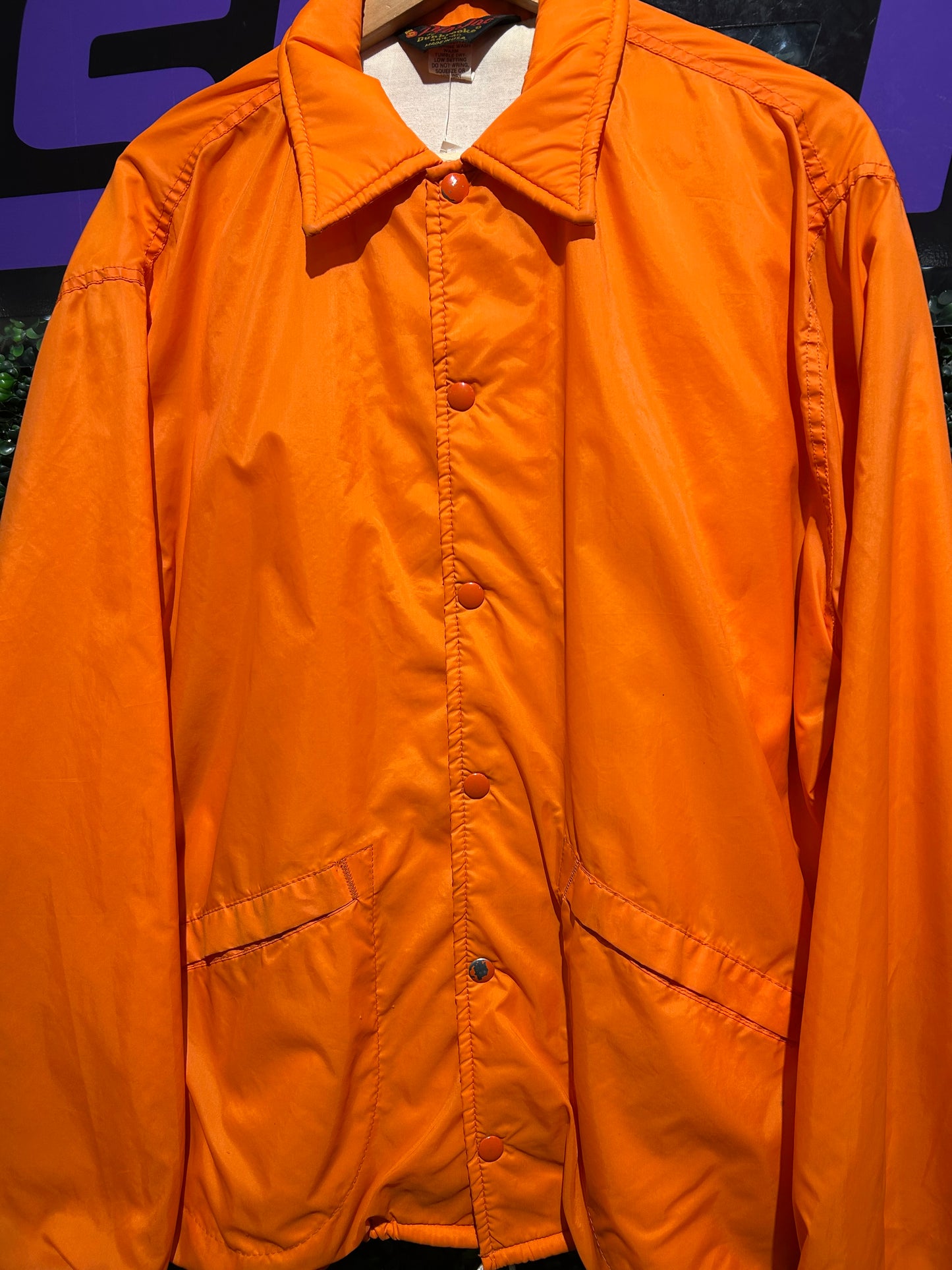 70s Dunbrooke Lined Button-Up Jacket. Size Large