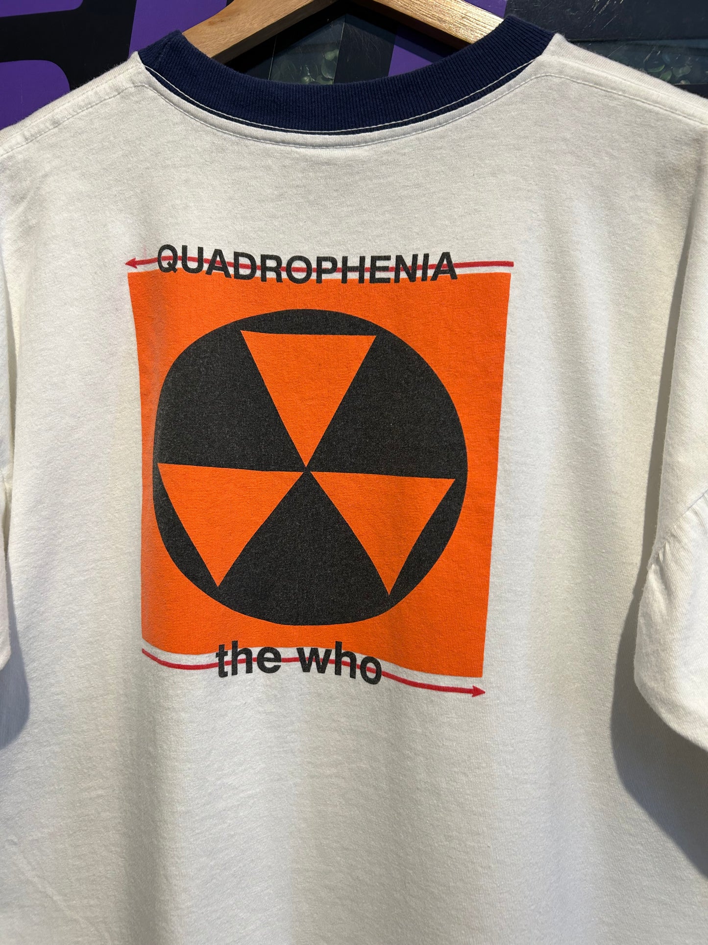 90s The Who Quadrophenia Ringer T-Shirt. Size XL