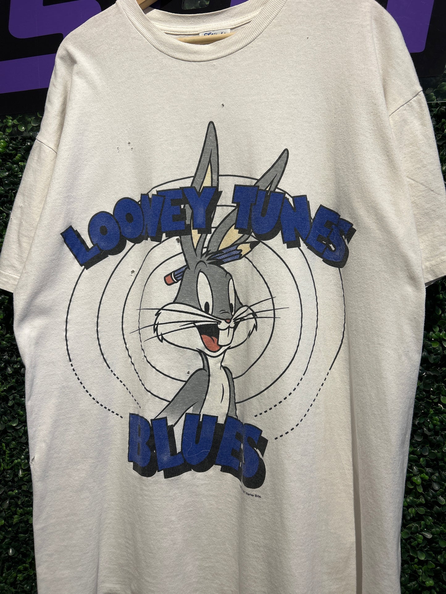 1997 Looney Tunes Blues Bugs Bunny T-Shirt. Size XXL (OSFA)