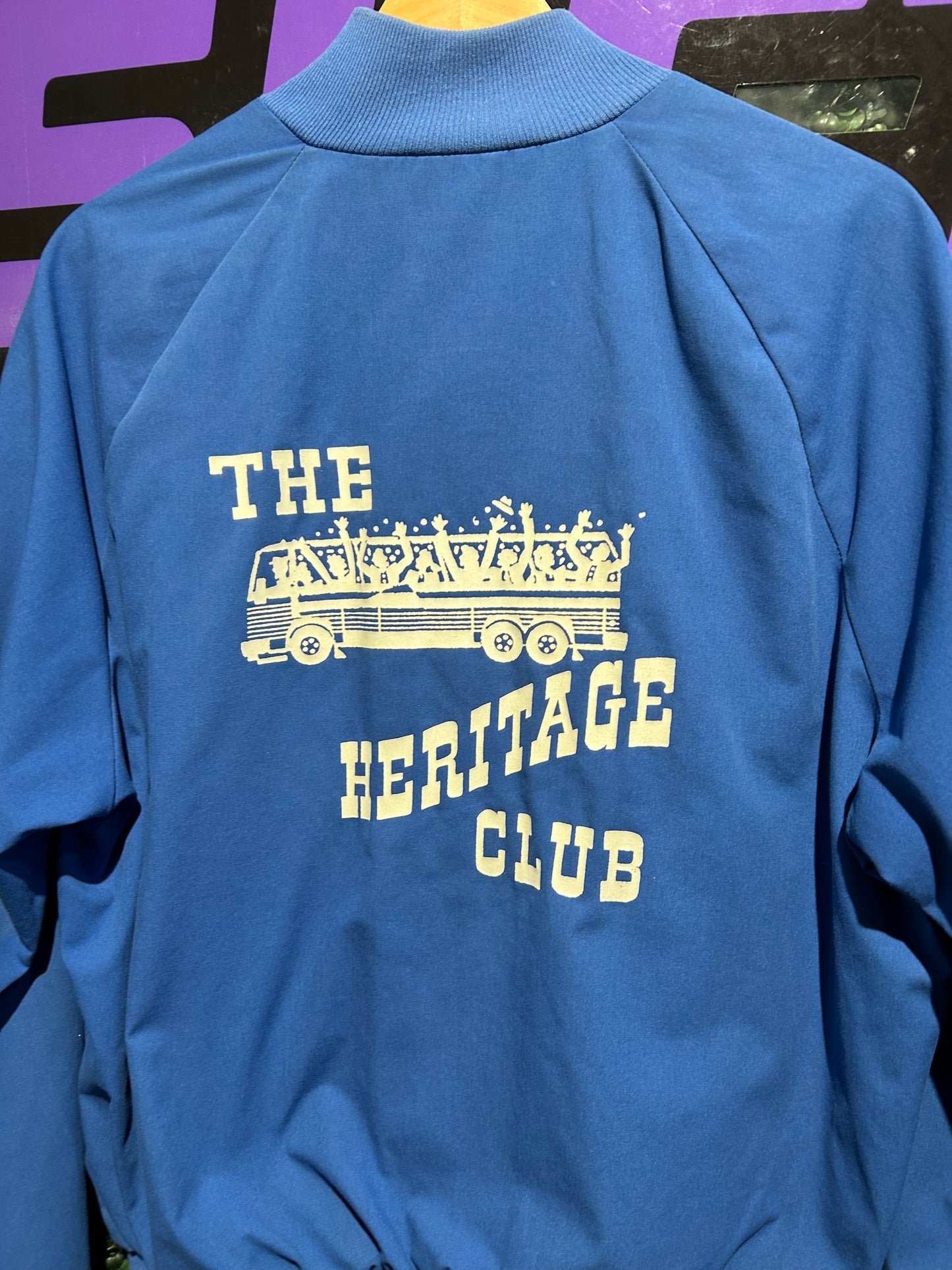 80s The Heritage Club Button-Up Jacket. Size Medium