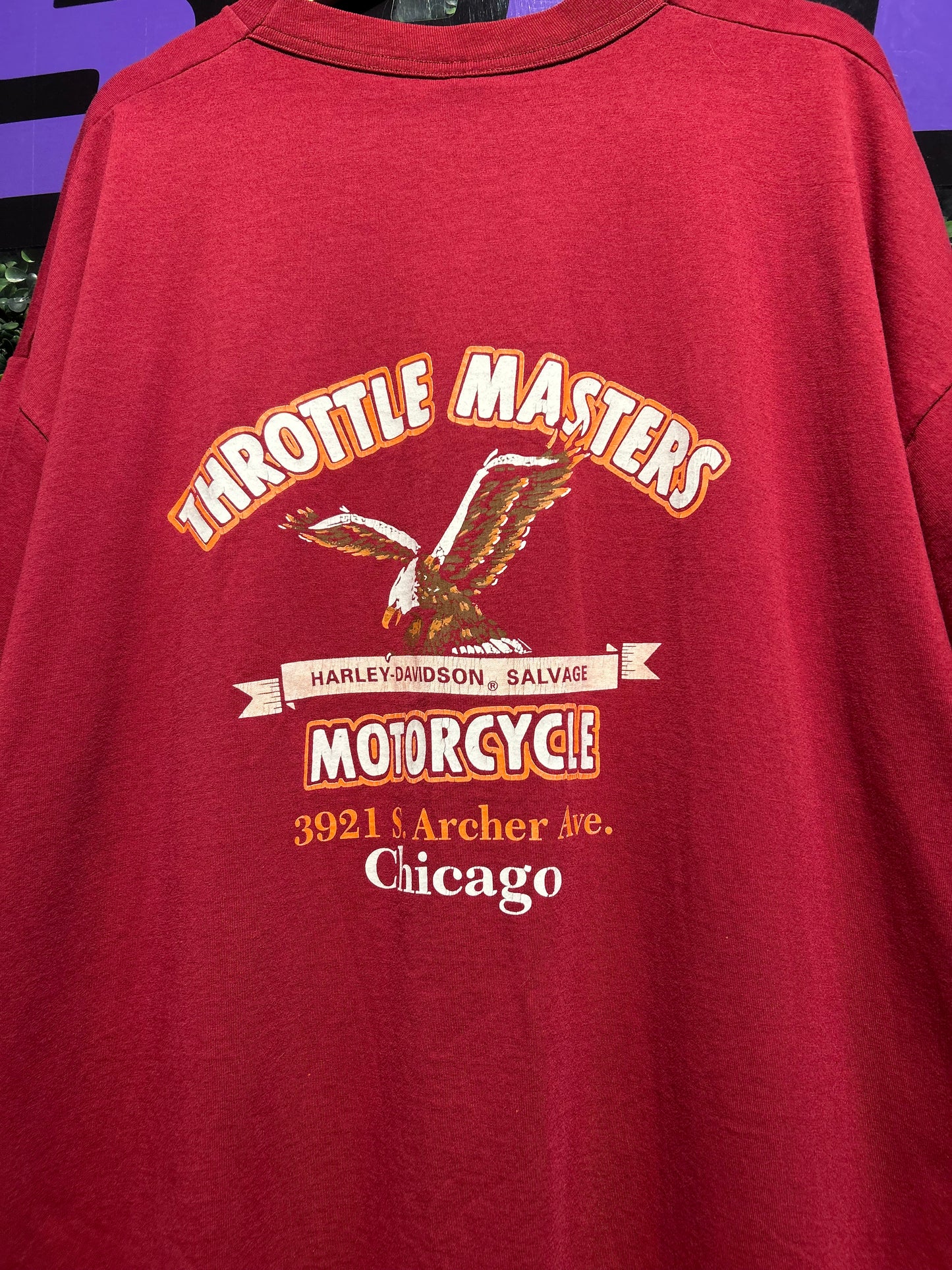 90s Harley Davidson Throttle Master T-Shirt. Size 3XL