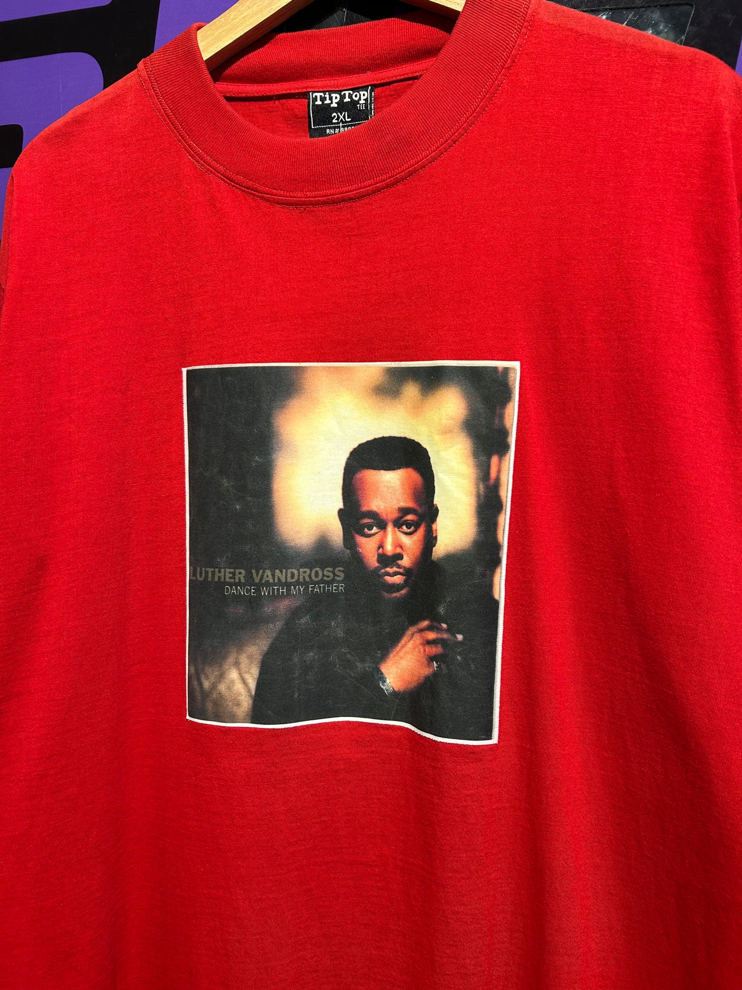 Vintage Luther Vandross Dance With My Father T-Shirt. Size XXL