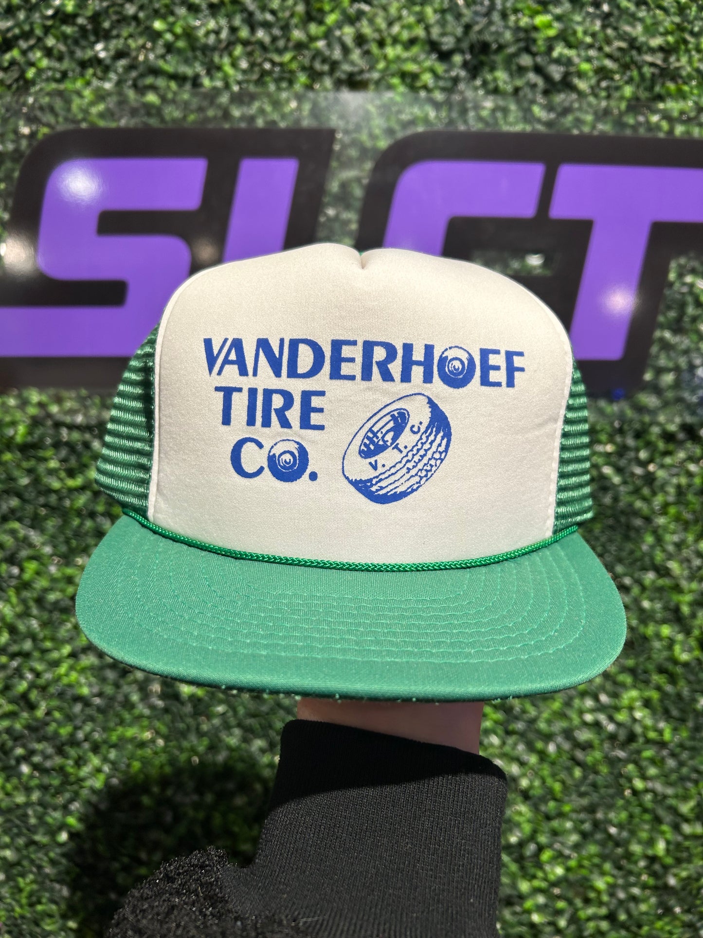 Vintage Vanderhoef Tire Company Trucker Hat