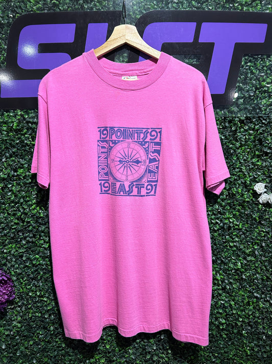 1991 Points East T-Shirt. Size L/XL