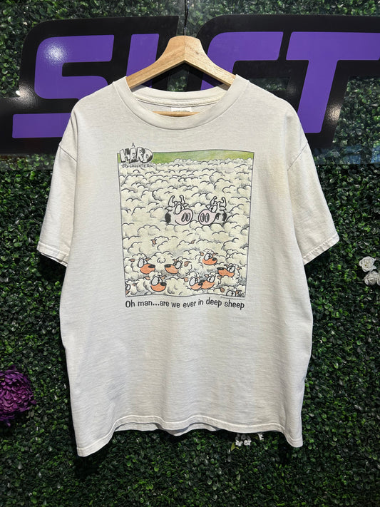 1997 In Deep Sheep Comic T-Shirt. Size Large