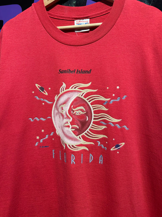 Vintage Sanibel Island Florida T-Shirt. Size Large