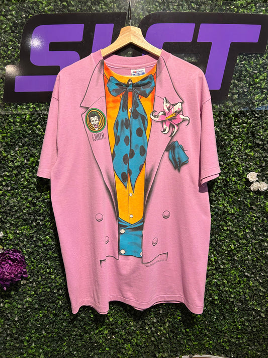 1989 The Joker Costume T-Shirt. Size L/XL