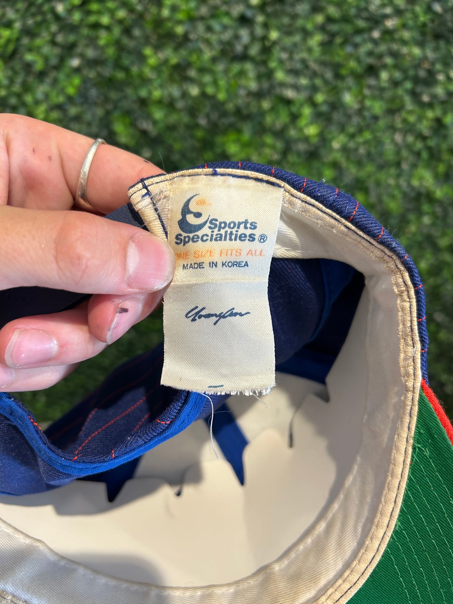 90s Denver Broncos Sports Specialties Pinstripe Snapback Hat