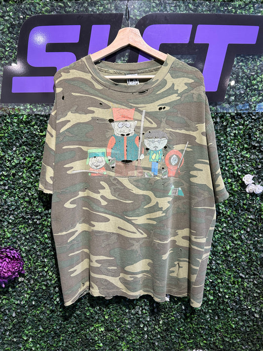 1998 South Park Camo T-Shirt. Size XL
