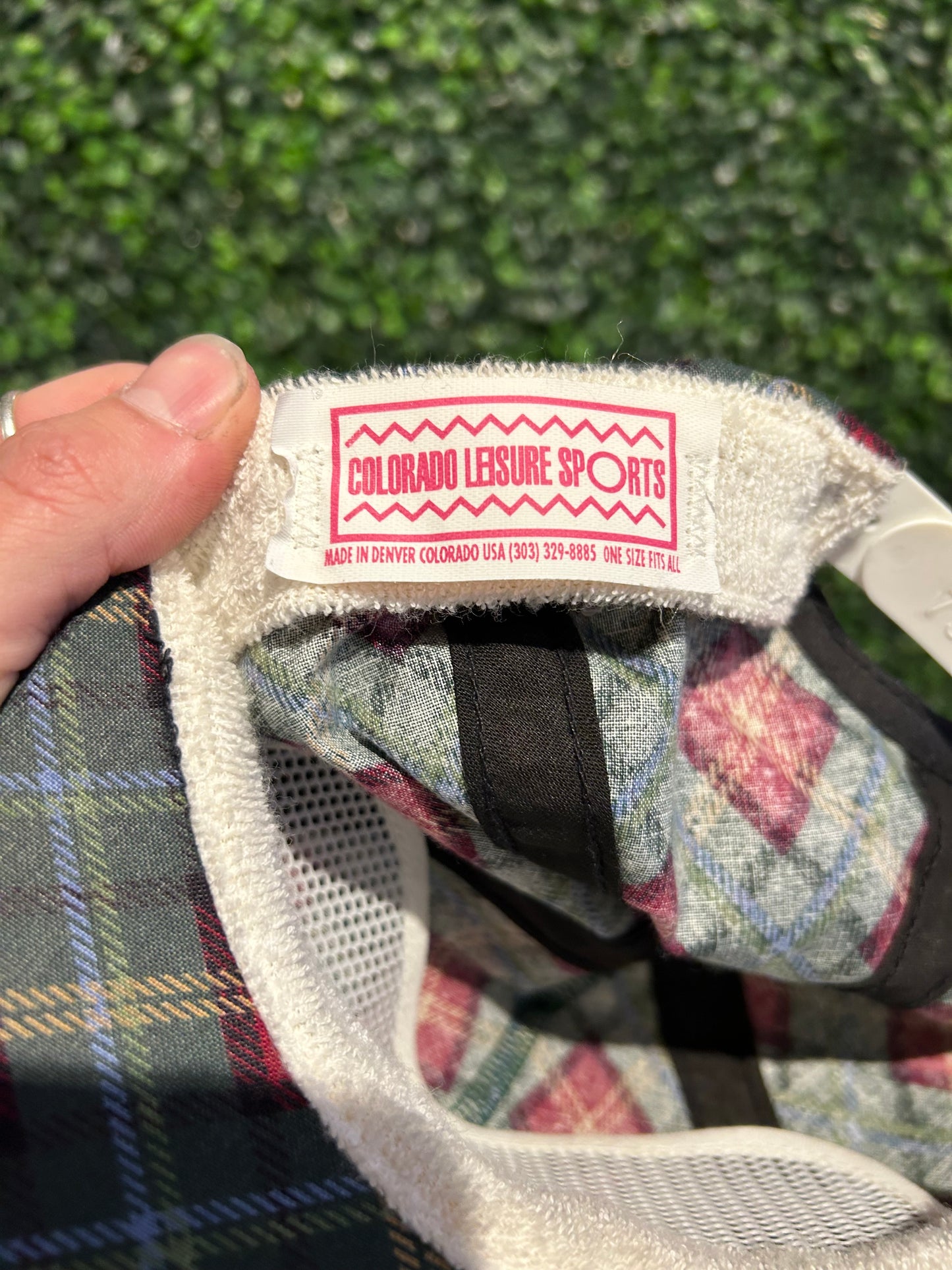 Vintage Plaid Hat