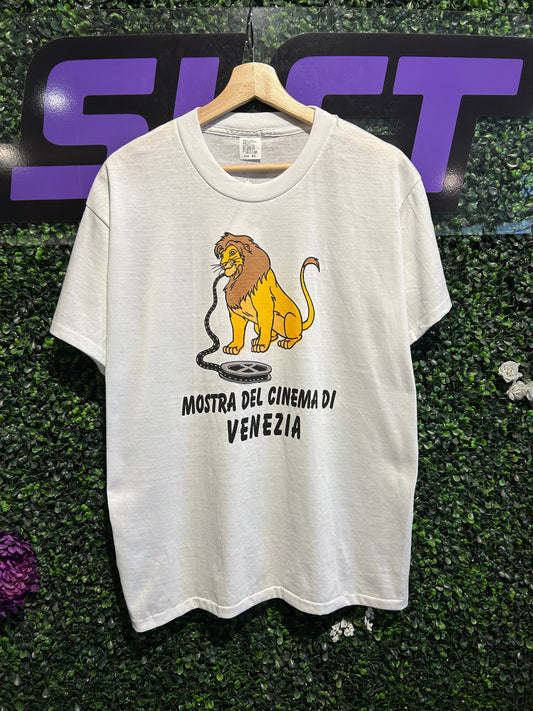 90s Lion King Venice Film Festival T-Shirt. Size Large