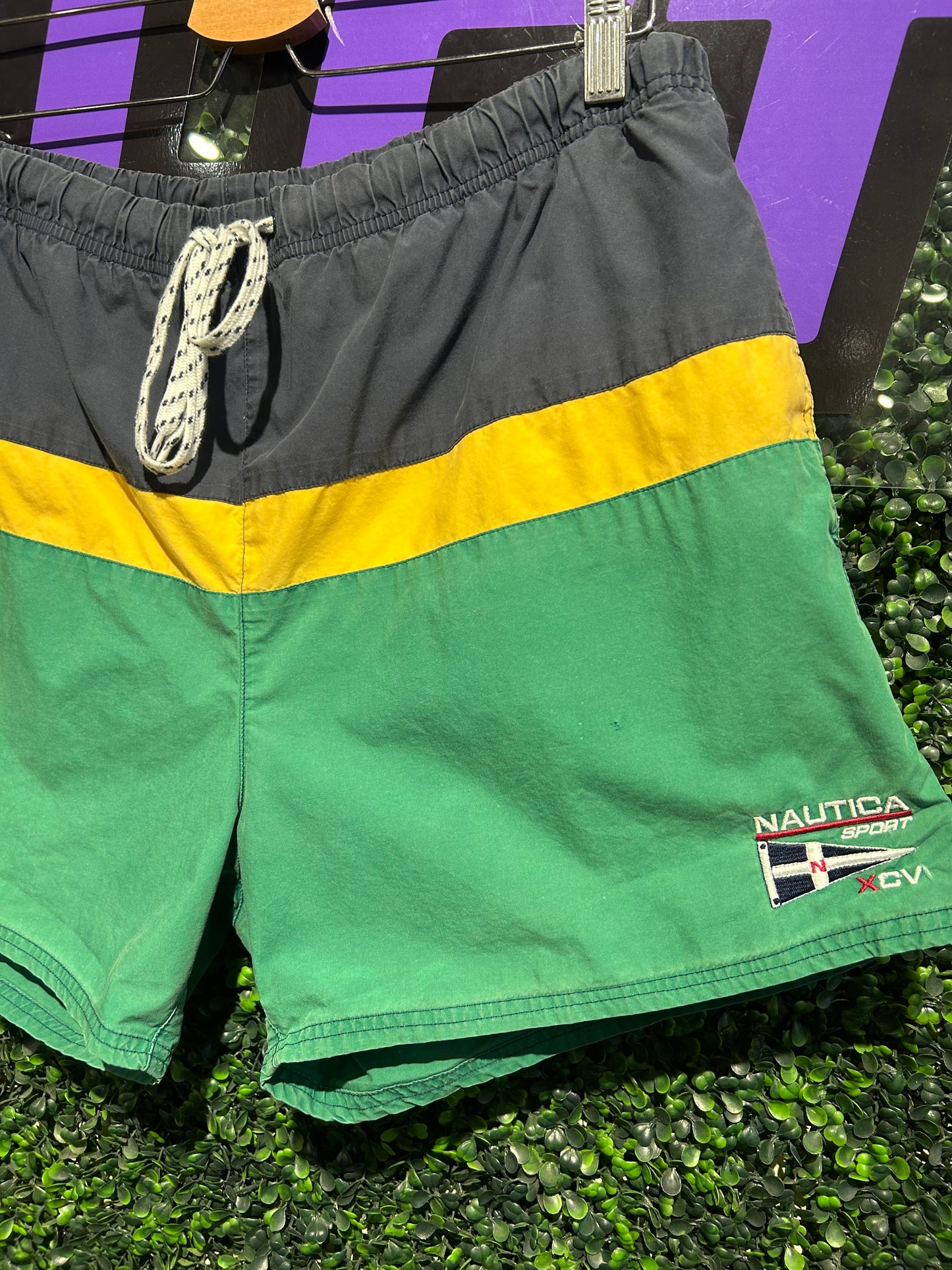 Vintage Nautica Swim Trunks. Size Large