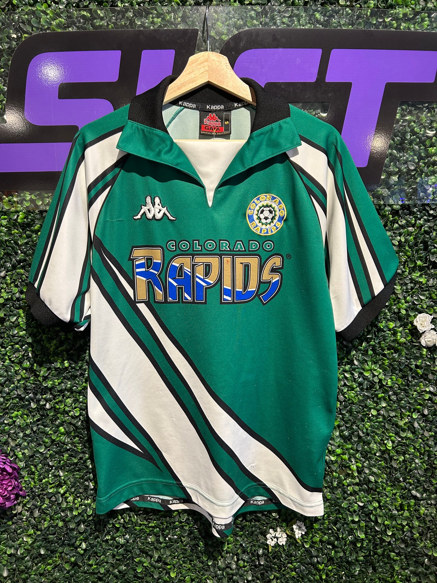 1999 Colorado Rapids Kappa MLS Collared Jersey. Size S/M