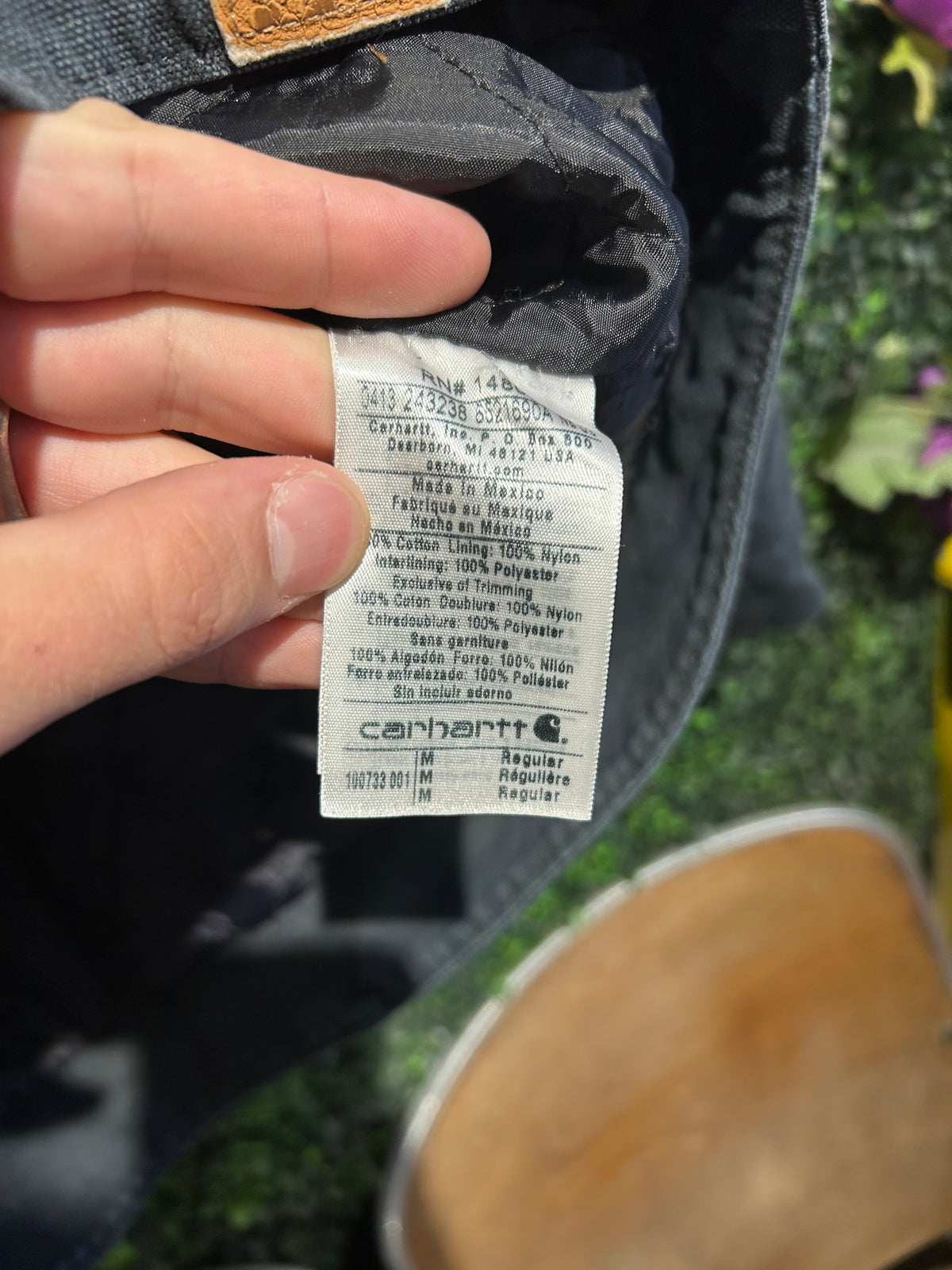 00s Carhartt Zip-Up Hooded Jacket. Size Medium