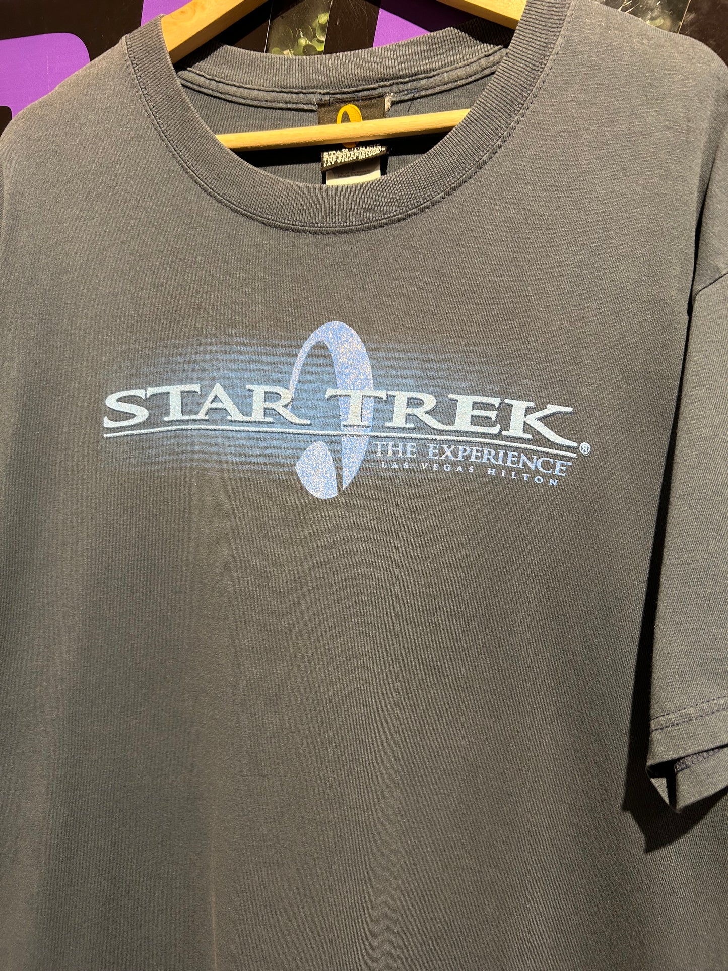 Vintage Star Trek Experience Las Vegas T-Shirt. Size L/XL