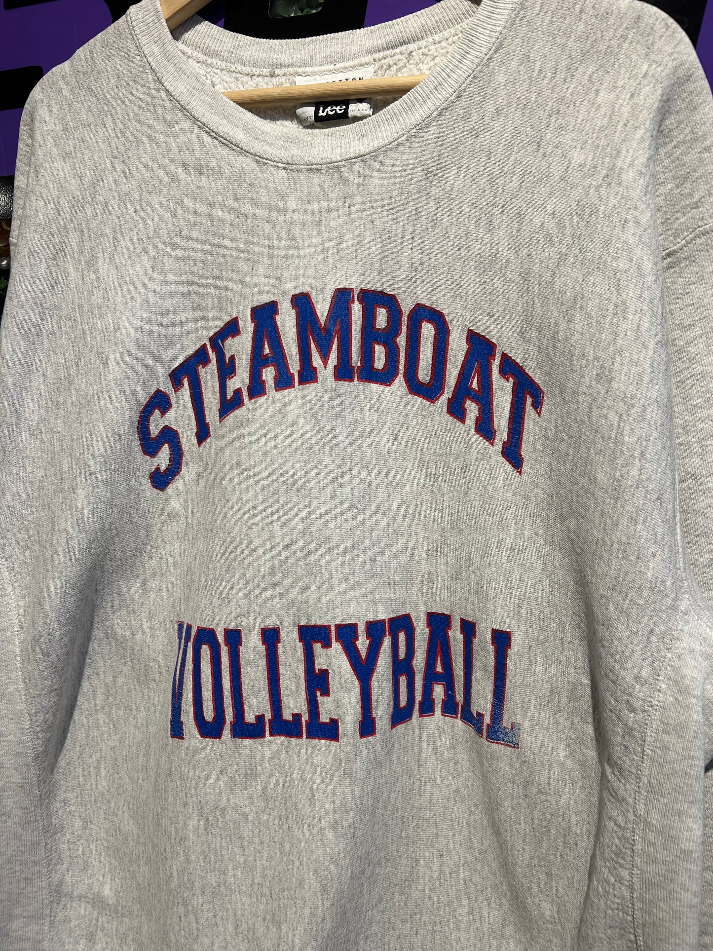 90s Steamboat Volleyball Lee Crewneck. Size XL