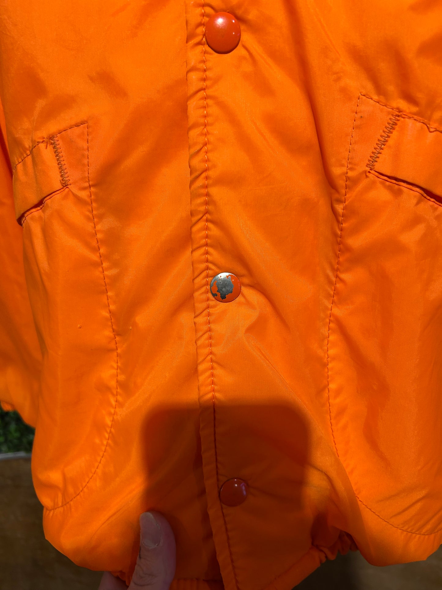 70s Dunbrooke Lined Button-Up Jacket. Size Large