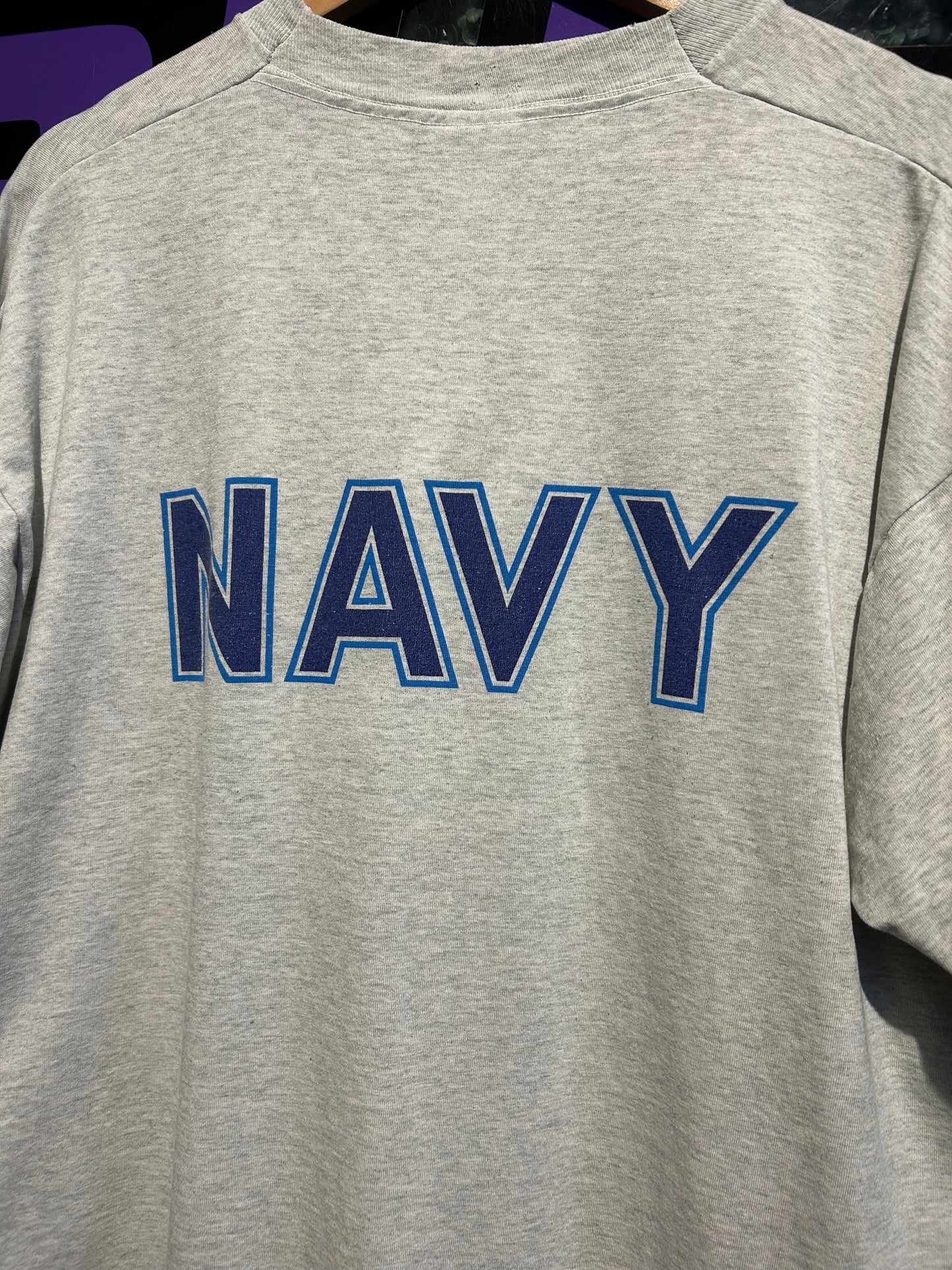90s Navy T-Shirt. Size XL