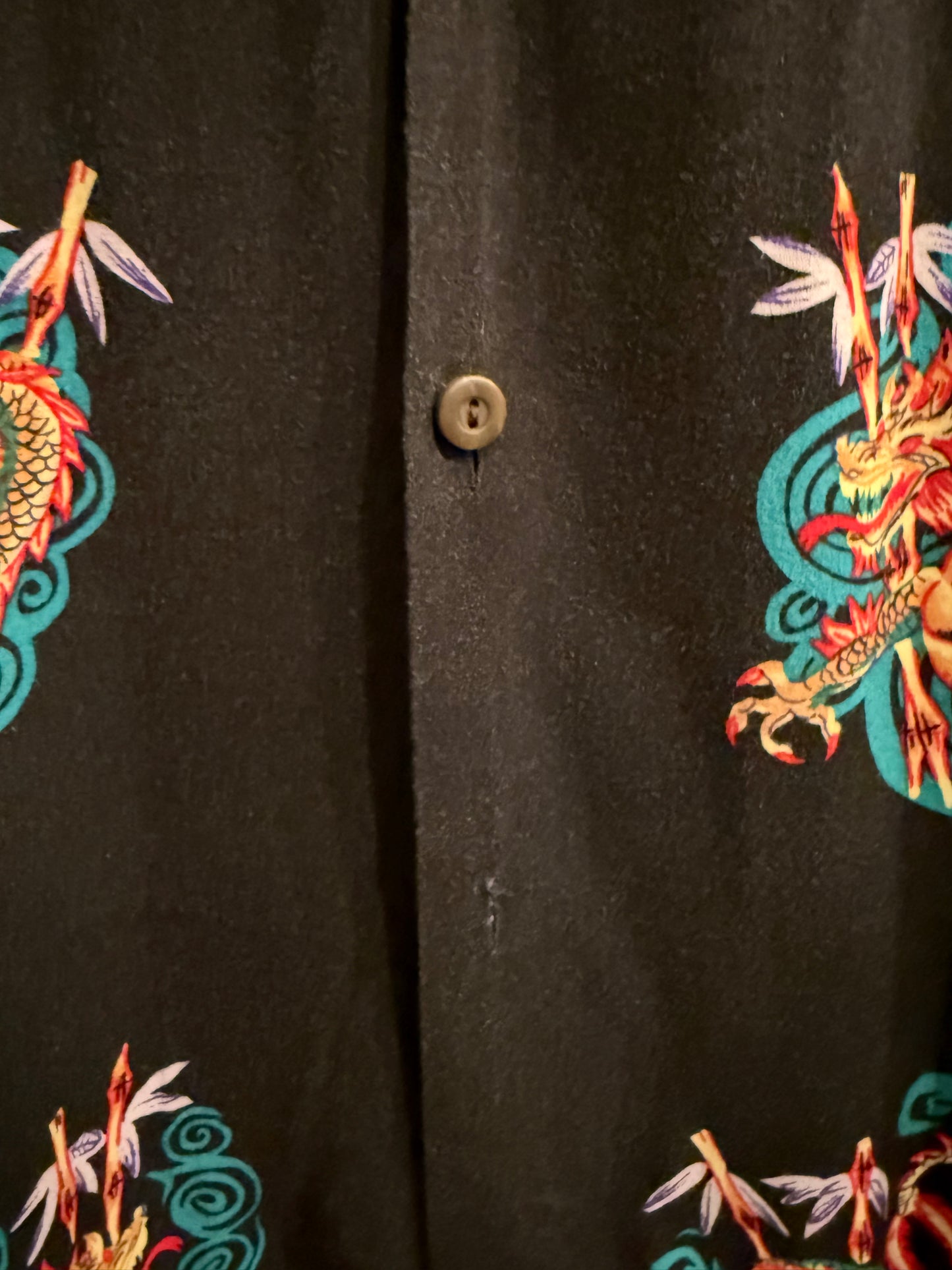 Dragon Button Up Size Large