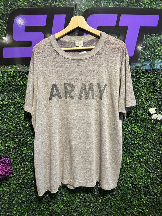 80s Army T-Shirt. Size Large