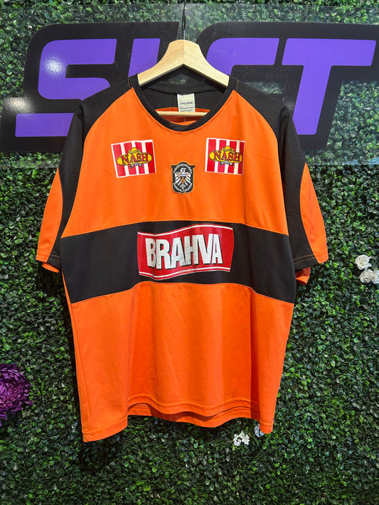 Vintage El Salvador Brahva Pepsi Soccer Jersey. Size Large